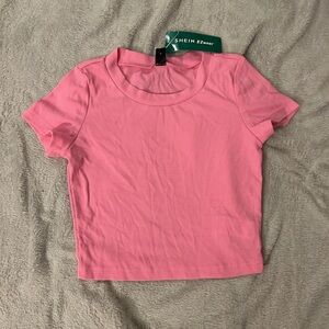 Pink crop top from shein- never worn.
